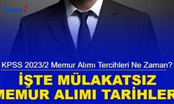 KPSS 2023/2 memur alımı tercihleri ne zaman? (Taban puanlar ne?)