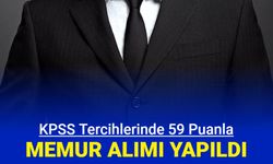 KPSS 2024/1 memur alımı taban puanları açıklandı