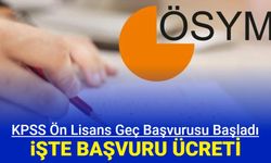 KPSS ön lisans geç başvurusu başladı 2024 İşte başvuru ücreti