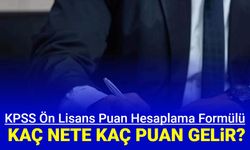 KPSS önlisans puan hesaplama formülü açıklandı: 30, 35, 40, 45, 50, 60, 70 nete kaç puan gelir, 70, 80 puan için kaç net gerekli?