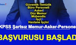 KPSS Şartsız Personel ve Asker Alımı Başladı: İşte Kamuya KPSS'siz Memur Alımı İlanları Başvurusu 2022