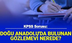 KPSS Sorusu: Doğu Anadolu'da Bulunan 3170 Metre Yükseklikte Bulunan Türkiye'nin En Büyük Gözlemevi Hangi ilde?