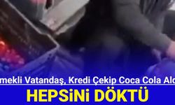 Kredi çekip kasalarca Coca Cola alan emekli, hepsini kanalizasyona döktü