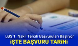 LGS boş kontenjanlar açıklanıyor, 1. nakil tercih başvuruları başlıyor