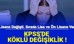 Lisans Değişti: Sırada Lise ve Ön Lisans KPSS'de Köklü Değişiklik Var!