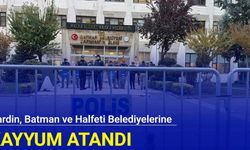 Mardin, Batman ve Halfeti belediyelerine kayyum atandı