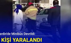 Mardin'de minibüs devrildi: 3 kişi yaralandı