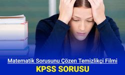 KPSS film sorusu: Matematik sorusu çözen temizlikçi hangi film?