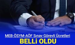 MEB, ÖSYM ve AÖF, AÖL sınav görevli ücretleri belli oldu 2024