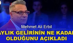 Mehmet Ali Erbil Aylık Gelirinin Ne Kadar Olduğunu Açıkladı