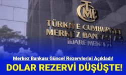 Merkez Bankası Rezervlerini Açıkladı: Dolar Rezervi Düşüşe Geçti!