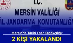 Mersin'de tarihi eser kaçakçılığı: 2 kişi yakalandı