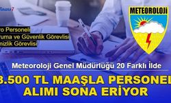Meteoroloji Genel Müdürlüğü 20 Farklı İlde 8.500 TL Maaşla Personel Alımı Sona Eriyor!