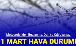 Meteorolojiden buzlanma, don ve çığ uyarısı: İşte 11 Mart hava durumu 