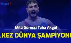 Milli Güreşçi Taha Akgül 3. Kez Dünya Şampiyonu