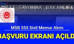 MSB 555 Sivil Memur Alımı Başvuru Ekranı Açıldı: İşte Milli Savunma Bakanlığı Personeltemin Başvuru Şartları 2022