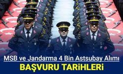 MSB ve Jandarma astsubay alımı başvurusu ne zaman 2024
