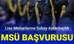 MSÜ: "Subay Astsubay olmak isteyen gençleri bekliyoruz" İŞTE BAŞVURU 2023