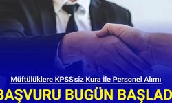 Müftülüklere 3 ilde personel alımı yapılacak: Başvuru başladı 2024