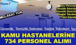 Mülakatsız güvenlik, temizlik, sağlıkçı, işçi alımı: Hastanelere 734 işçi ve personel alımı başladı 2023