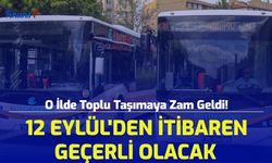 Eskişehir'de Toplu Taşımaya Zam Geldi! 12 Eylül'den İtibaren Geçerli Olacak