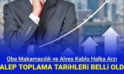 Oba Makarnacılık ve Alves Kablo halka arz: Talep toplama tarihleri belli oldu