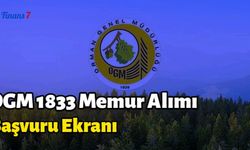 OGM 1833 Kamu Personeli Alımı Başvuru Ekranı: 2022 Orman Muhafaza Memuru-Mühendis