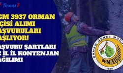 OGM 3937 Orman İşçisi Alımı Başvuruları Başlıyor! OGM Orman İşçisi Alımı Başvuru Şartları ve İl İl Kontenjan Dağılımı