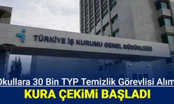 Okullara 30 bin TYP temizlik görevlisi alımı kura çekimi başladı