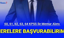 Ön Lisans KPSS 60, 61, 62, 63, 64 Puanla Nerelere Başvuru Yapabilirim? 60-64 Puanla Memur Alımı Yapan Yerler