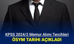 Ortaöğretim, ön lisans ve lisans KPSS 2024/2 memur alımı tercih tarihleri belli oldu