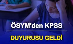 ÖSYM'den 2022 KPSS Başvuru Duyurusu Geldi