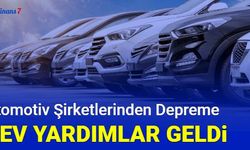 Otomotiv şirketlerinden depreme dev yardımlar