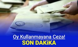 Oy kullanmayana ceza var mı 2024