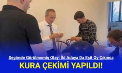 Oylar Eşit Çıkınca Kura Çekimi İle Seçim Gerçekleşti!