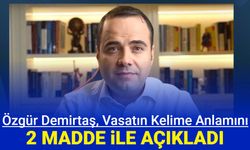 Özgür Demirtaş, vasatın sözlük anlamını 2 madde ile açıkladı