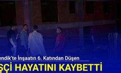 Pendik’te inşaatın 6. katından düşen işçi hayatını kaybetti