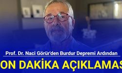 Prof. Dr. Naci Görür'den Burdur depremi sonrası açıklama