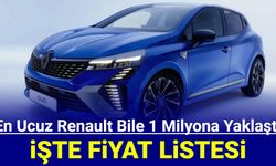 Renault Nisan fiyat listesi 2024: En ucuz Reno bile 1 milyona geliyor