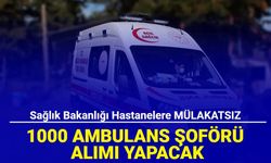 Sağlık Bakanlığı hastanelere 1000 şoför ve ambulans şoförü alımı: İşte başvuru şartları ve başvuru 2024
