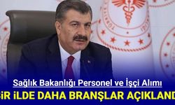 Sağlık Bakanlığı hastanelere personel alımı: Afyonkarahisar işçi ve memur alımı branş dağılımı belli oldu