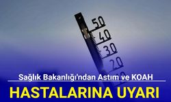 Sağlık Bakanlığı'ndan astım ve KOAH hastalarına uyarı