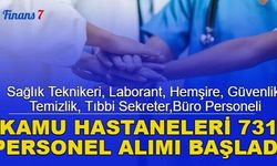 Sağlık teknikeri, laborant, hemşire, güvenlik, temizlik görevlisi... Kamu hastanelerine 731 personel alımı başvurusu başladı