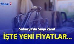 Sakarya'da Suya Zam! İşte Yeni Fiyatlar...