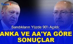 Sandıkların yüzde 90'ı açıldı: ANKA ve AA'ya göre sonuçlar 