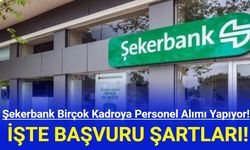 Şekerbank Birçok İlde Birçok Kadroya Personel Alımı Yapıyor! İşte Başvuru Ekranı!