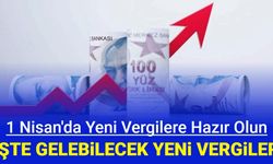 Şeref Oğuz açıkladı: 1 Nisan'da yeni vergilere hazır olun