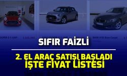 Sıfır Faizli Taşıt Başvurusu Başladı: İşte 2. El Araba Fiyat Listesi