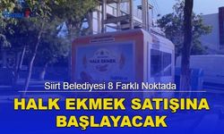 Siirt Belediyesi 8 Farklı Noktada Halk Ekmek Satışına Başlayacak