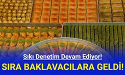 Sıkı Denetiim Devam Ediyor: Sıra Baklavacı ve Şekercilerde!